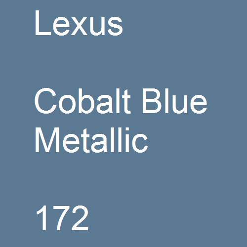 Lexus, Cobalt Blue Metallic, 172.